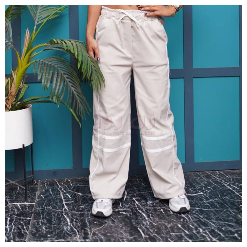 شلوار بگ زنانه دمپا نواردار 6 شلوار بگ زنانه دمپا نواردار - Image 6