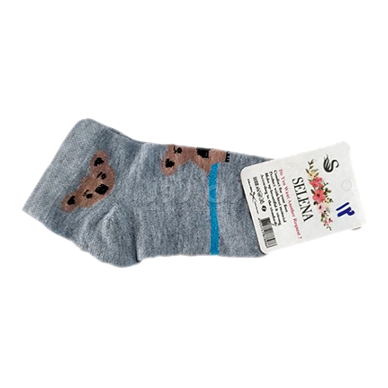 جوراب زنانه نخی مچی طرح تدی خرسی 14 جوراب زنانه نخی مچی طرح تدی خرسی - Image 14