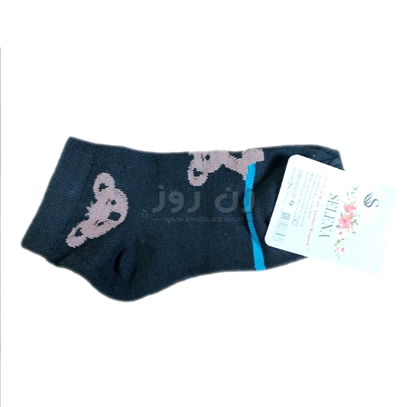 جوراب زنانه نخی مچی طرح تدی خرسی 8 جوراب زنانه نخی مچی طرح تدی خرسی - Image 8