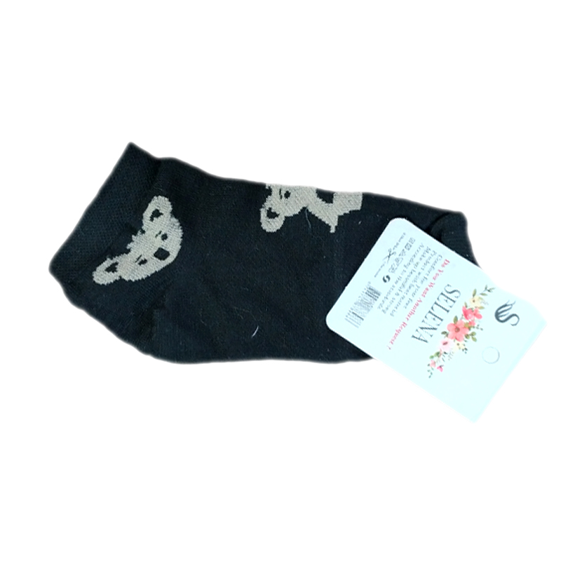 جوراب زنانه نخی مچی طرح تدی خرسی 9 جوراب زنانه نخی مچی طرح تدی خرسی - Image 9