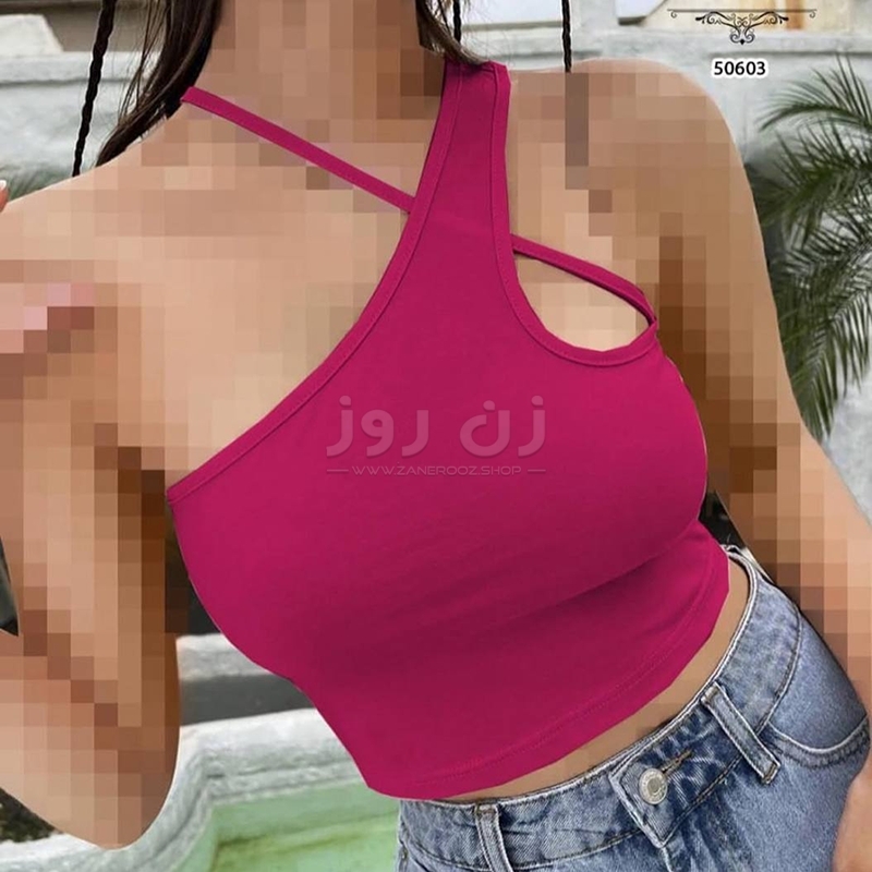 تاپ زنانه مدل رومی تک بند فانریپ 4 تاپ زنانه مدل رومی تک بند فانریپ - Image 4