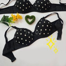 سوتین زنانه اسفنجی بدون فنر چاپ توپی