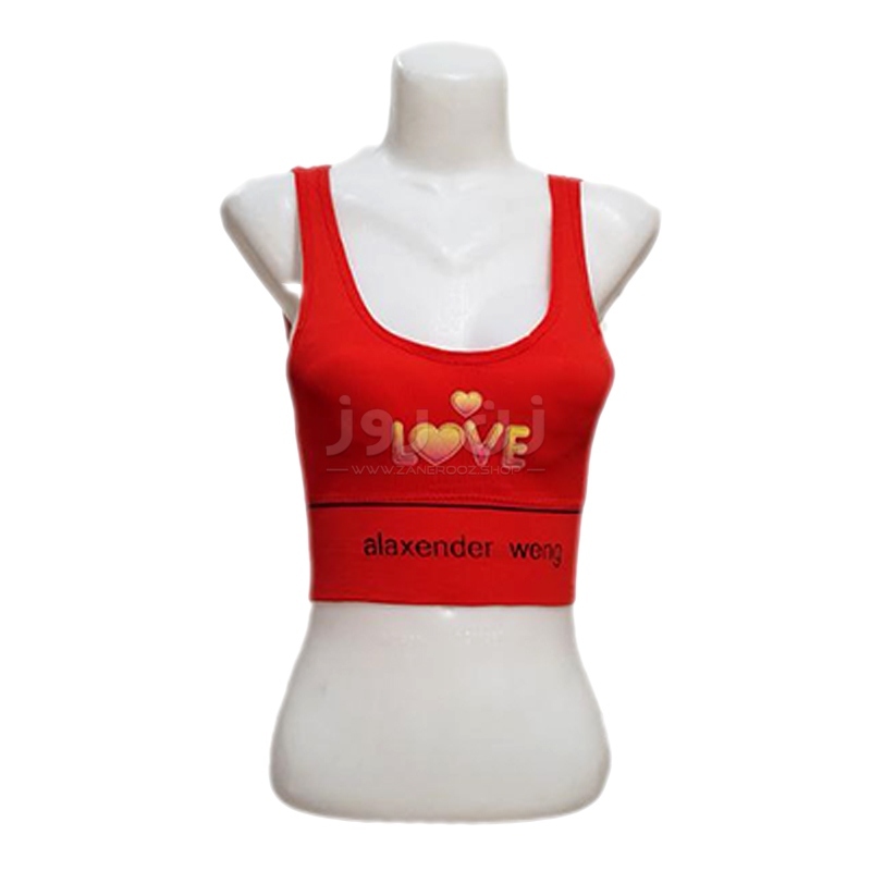 نیم تنه اسپرت نخی کبریتی طرح Love 4 نیم تنه اسپرت نخی کبریتی طرح Love - Image 4