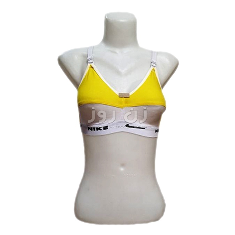 سوتین زنانه نخی دورنگ طرح نایک 2 سوتین زنانه نخی دورنگ طرح نایک - Image 2