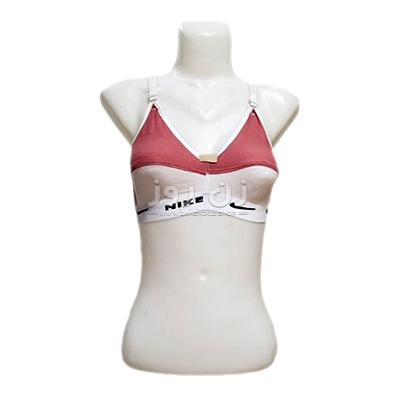 سوتین زنانه نخی دورنگ طرح نایک 3 سوتین زنانه نخی دورنگ طرح نایک - Image 3