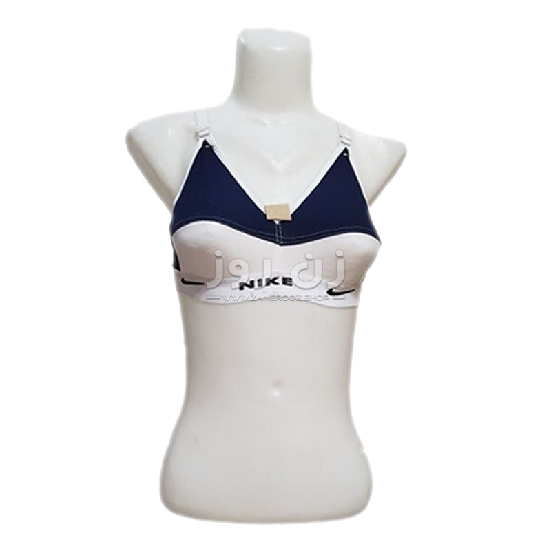 سوتین زنانه نخی دورنگ طرح نایک 4 سوتین زنانه نخی دورنگ طرح نایک - Image 4