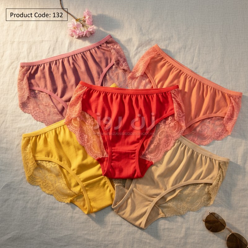 شورت نیمه دانتل دوطرف تور 1 شورت نیمه دانتل دوطرف تور