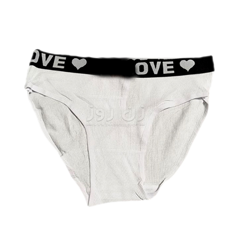 شورت زنانه نخی کبریتی کمر کش طرح Love 4 شورت زنانه نخی کبریتی کمر کش طرح Love - Image 4