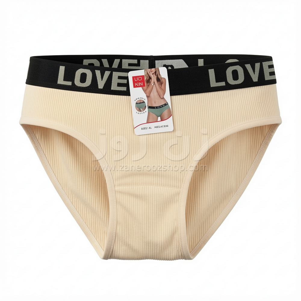 شورت زنانه نخی کبریتی کمر کش طرح Love 12 شورت زنانه نخی کبریتی کمر کش طرح Love - Image 12