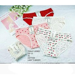 شورت زنانه نخ پنبه طرح دار