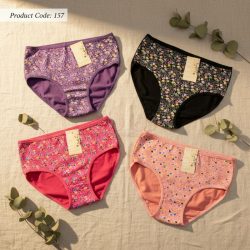 شورت زنانه گیاهی ضد حساسیت طرح دار گلهای رنگی