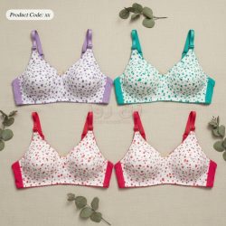 سوتین زنانه نخ و کش طرح قلبی