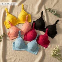 سوتین زنانه گلدوزی شده زیربافت