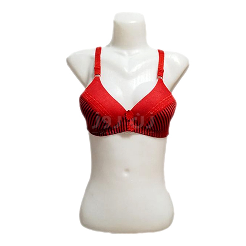 سوتین زنانه اسفنجی راه راه طرحدار بدون فنر 3 سوتین زنانه اسفنجی راه راه طرحدار بدون فنر - Image 3