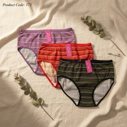 شورت زنانه گیاهی ضد حساسیت طرح دار راه راه