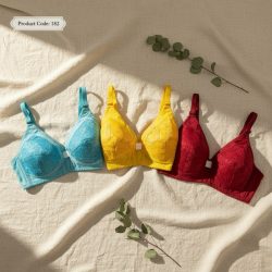 سوتین زنانه گلدوزی شده گیپوری