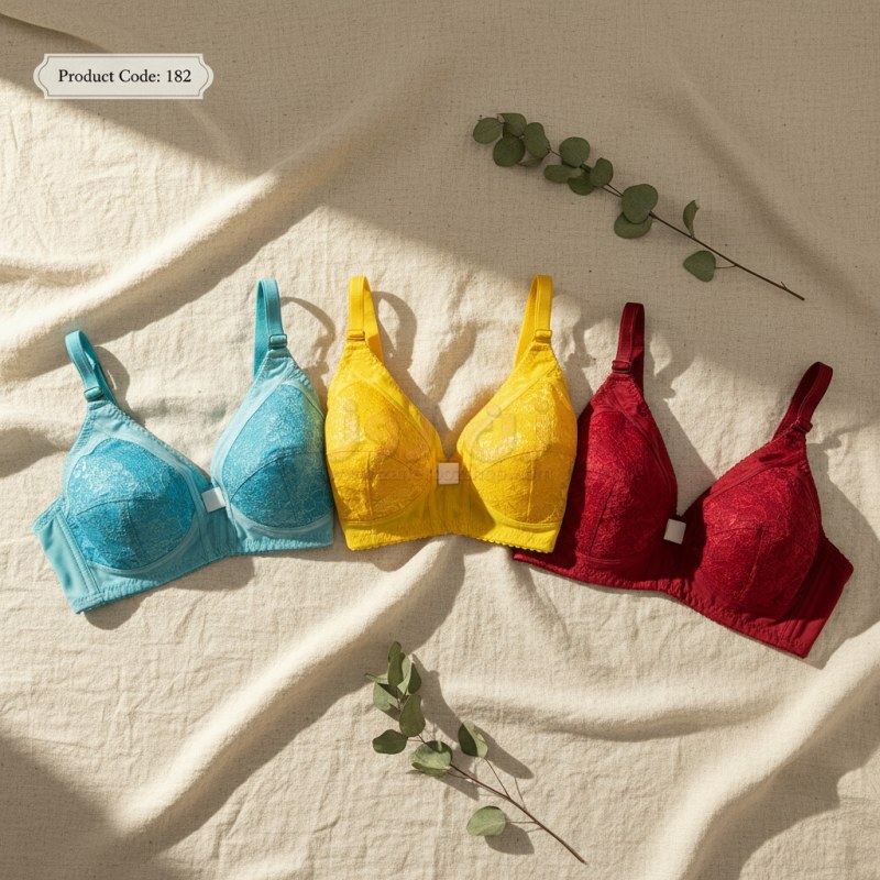 سوتین زنانه گلدوزی شده گیپوری 1 سوتین زنانه گلدوزی شده گیپوری