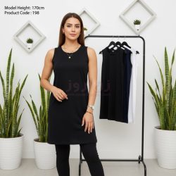 زیر سارافون زنانه ساده بدون آستین