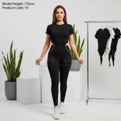 بادی زنانه فانریپ کبریتی پایین 2طرف زنجیر طلایی