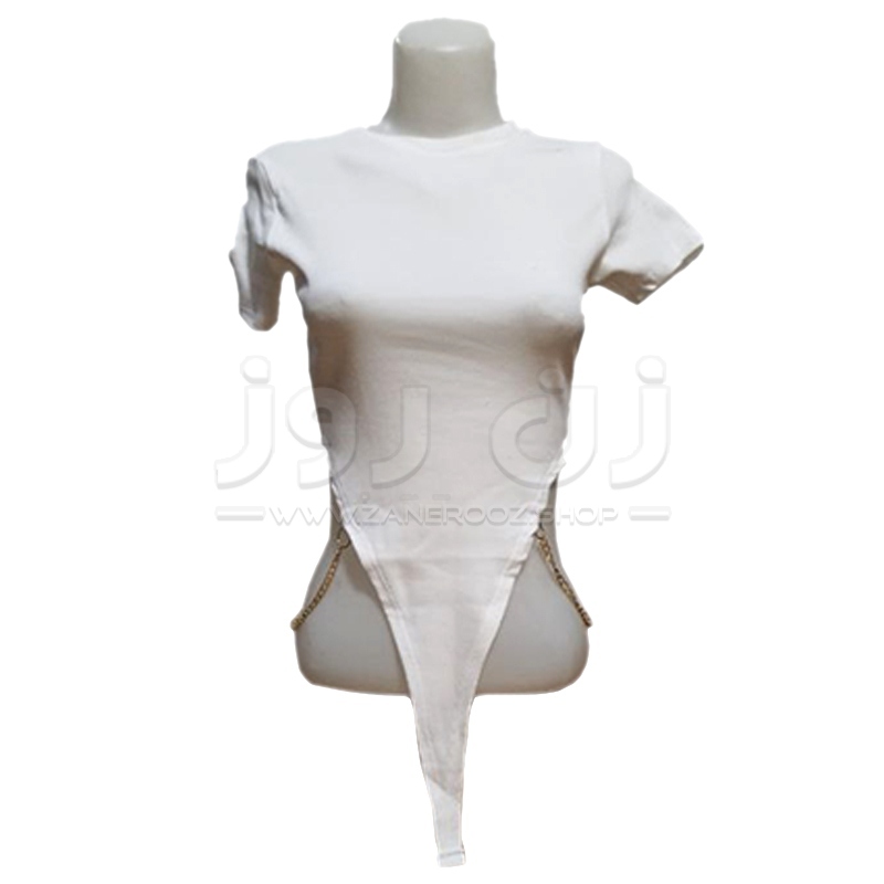 بادی زنانه فانریپ کبریتی پایین 2طرف زنجیر طلایی 3 بادی زنانه فانریپ کبریتی پایین 2طرف زنجیر طلایی - Image 3