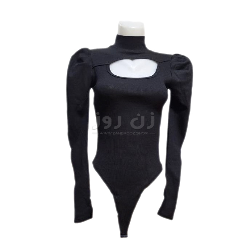 بادی زنانه آستین عروسکی سینه باز 2 بادی زنانه آستین عروسکی سینه باز - Image 2