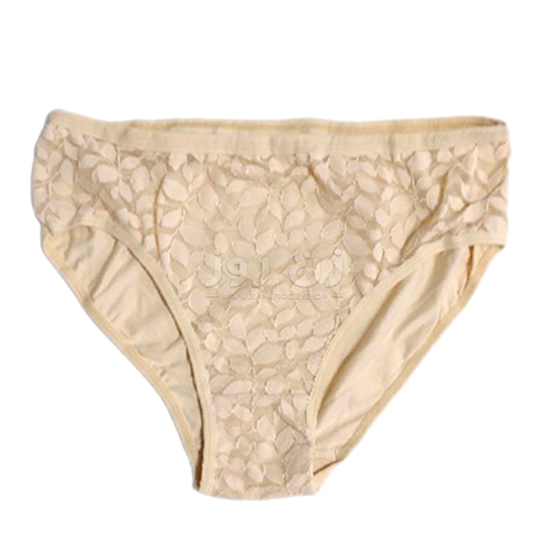 شورت زنانه نخی جلوتور طرح برگ 3 شورت زنانه نخی جلوتور طرح برگ - Image 3