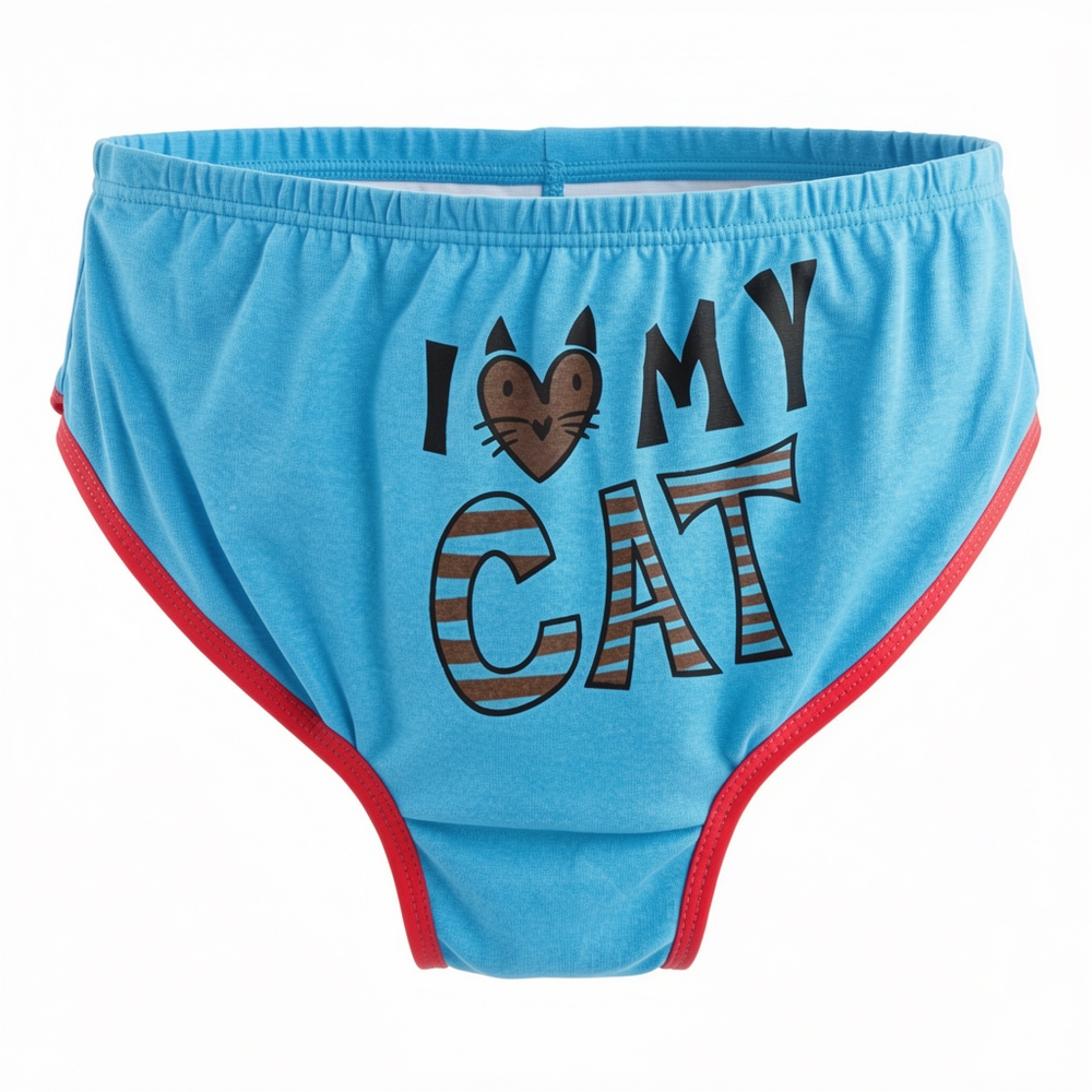 شورت زنانه نخی پشت چاپی i love my cat 7 شورت زنانه نخی پشت چاپی i love my cat - Image 7
