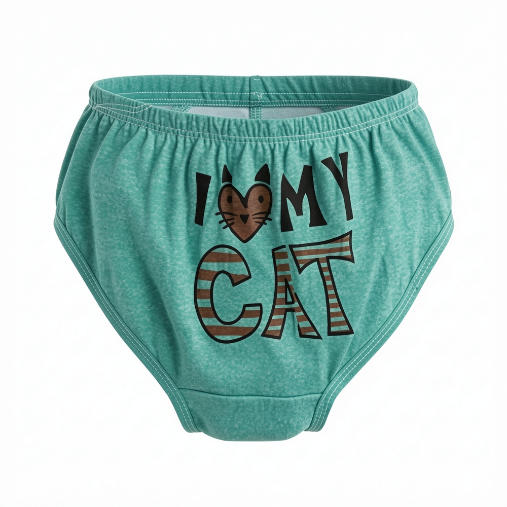 شورت زنانه نخی پشت چاپی i love my cat 10 شورت زنانه نخی پشت چاپی i love my cat - Image 10