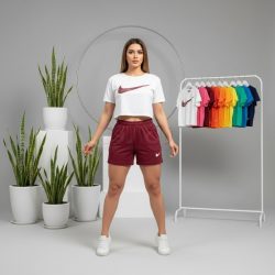 ست کراپ شورتک نایک