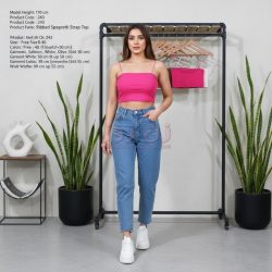 کراپ نیم تنه بند ماکارونی دخترانه کبریتی