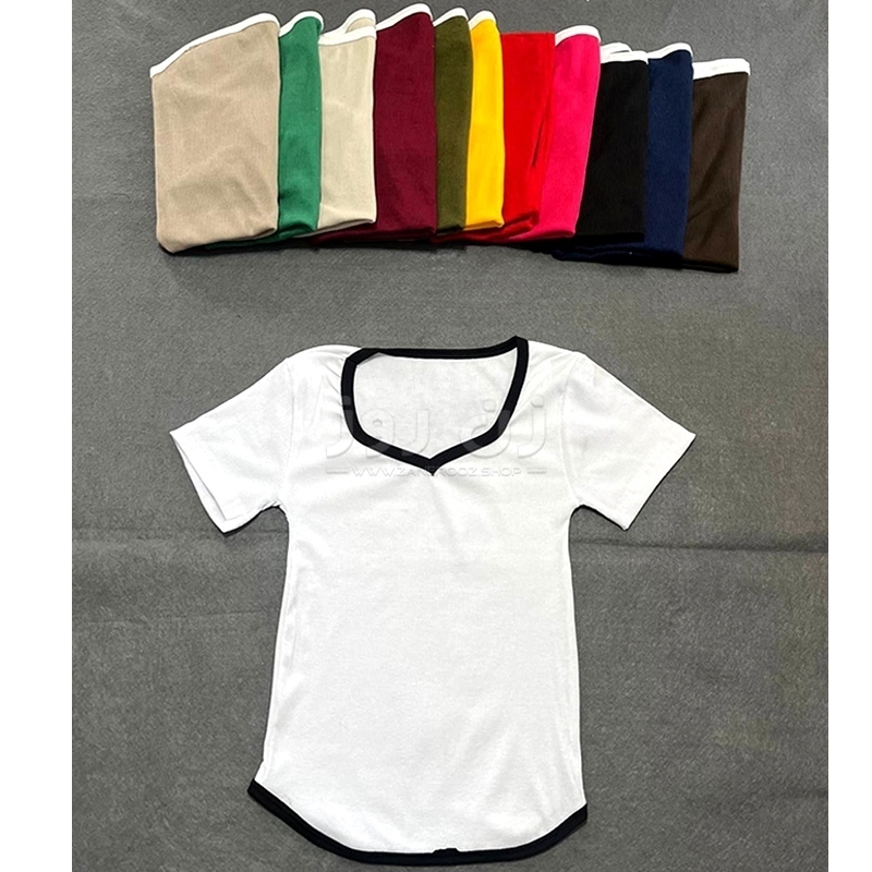 کراپ یقه دلبری نواردوزی شده فانریپ 3 کراپ یقه دلبری نواردوزی شده فانریپ - Image 3