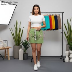 شورتک دخترانه نخی مدل تدی