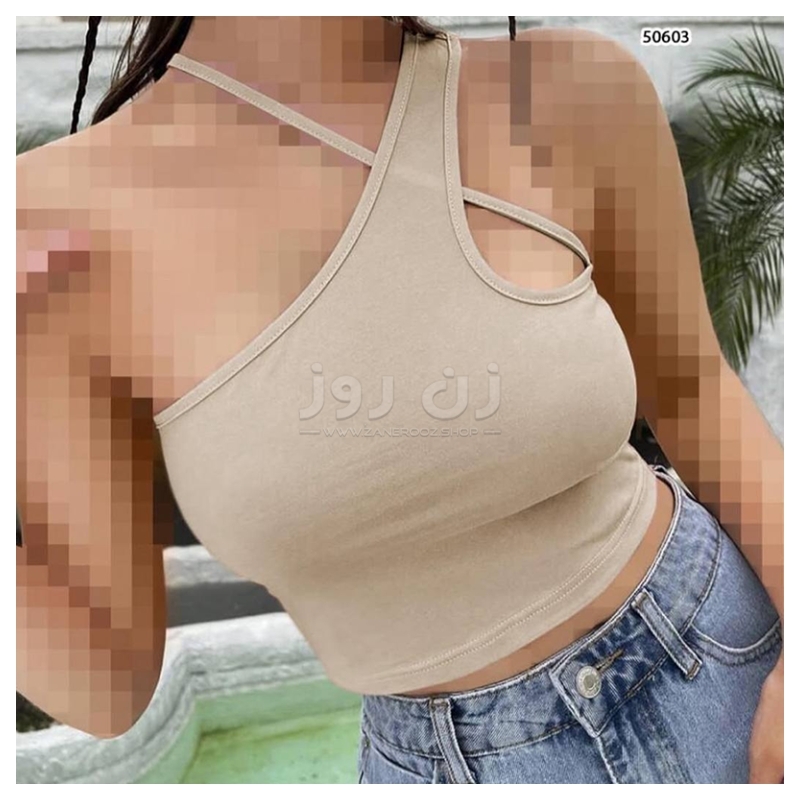 تاپ زنانه مدل رومی تک بند فانریپ 2 تاپ زنانه مدل رومی تک بند فانریپ - Image 2