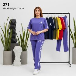 ست تیشرت وشلواربگ زنانه جردن