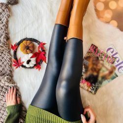 لگ چرم زنانه شاین براق میکروفایبر