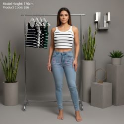 نیم تنه زنانه نوار پهن راه راه