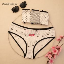 شورت زنانه نخی طرح دار