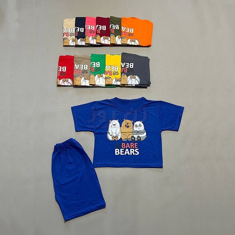 ست کراپ و شورتک 3 کله پوک 2 ست کراپ و شورتک 3 کله پوک - Image 2