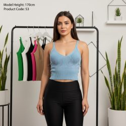 تاپ زنانه بندی بافت ترک