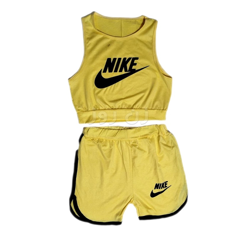 ست نیم تنه و شورت زنانه نایک 5 ست نیم تنه و شورت زنانه نایک - Image 5