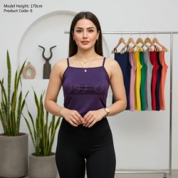 تاپ زنانه بندی بدون آستین مدل 2بند