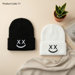 کلاه زمستانی زنانه و دخترانه طرح لبخند