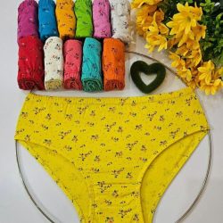 شورت زنانه نخی لیفه ای گلدار