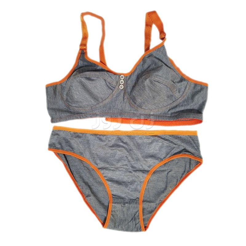 ست شورت و سوتین ساده دور رنگی 4 ست شورت و سوتین ساده دور رنگی - Image 4