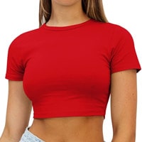 کراپ، تاپ، تیشرت