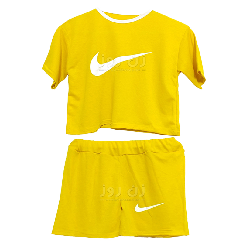 ست کراپ و شورتک طرح نایک (Nike) 5 ست کراپ و شورتک طرح نایک (Nike) - Image 5