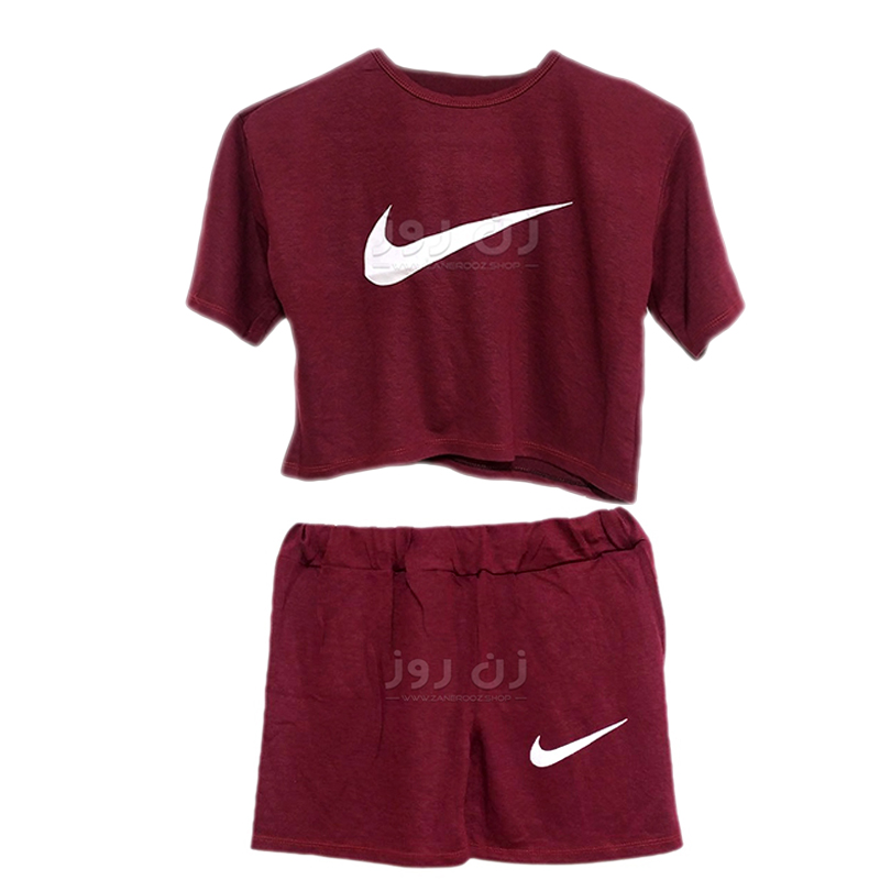 ست کراپ و شورتک طرح نایک (Nike) 6 ست کراپ و شورتک طرح نایک (Nike) - Image 6