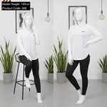 بلوز زنانه ورزشی آستین بلند کلاه دار نایکی (nike)
