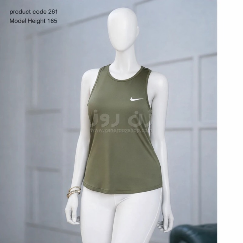 تاپ ورزشی زنانه نایکی (nike) زیر بغل باز 1 تاپ ورزشی زنانه نایکی (nike) زیر بغل باز