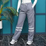 شلوار بگ زنانه دمپا نواردار